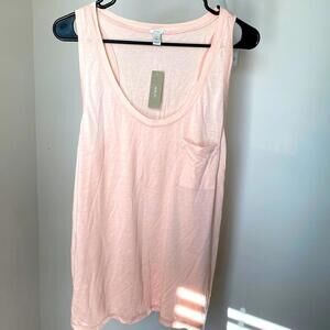 NWT J. Crew Blush Scoop Neck Tank Top
